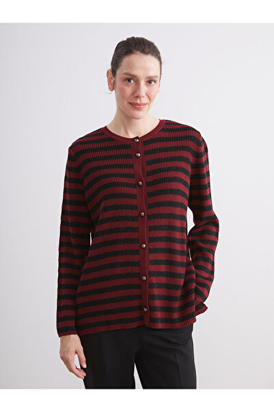 LC Waikiki Esvab • Modern & Distinctive Zero Roba Collar Striped Women's Knit...