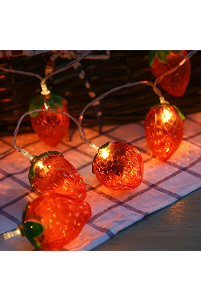 Choice 1.5M10LED أبيض دافئ 10/20/30/40 LED أضواء الفراولة الخيالية تعمل بالبط...