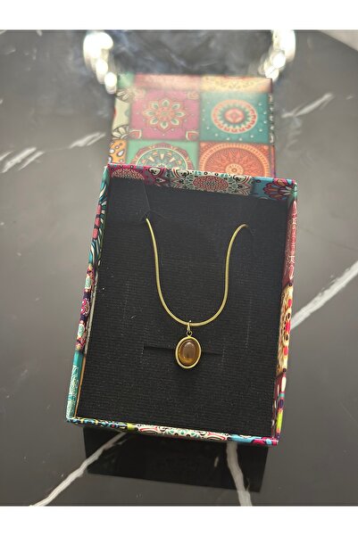 Menshure Bohem Minimal Çelik Kolye