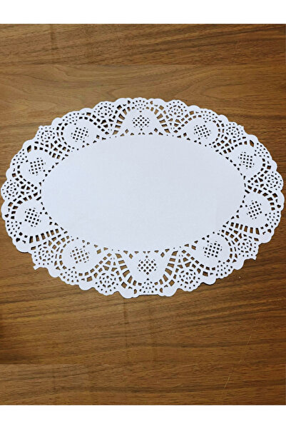 MEZ-PACK PASTA SERVİSİ ŞIK SUNUM İÇİN 26,35 CM TEPSİ ALTLIĞI 100 ADET OVAL