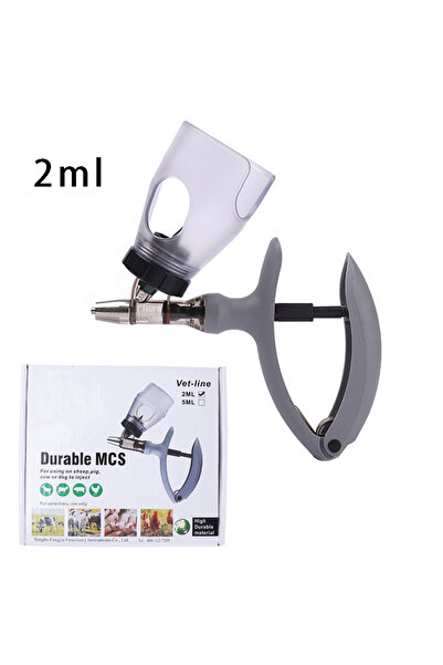 Choice1 2 مل 1 قطعة 2/5 مل حقنة دواجن أوتوماتيكية مع زجاجة لقاح حقنة بيطرية م...