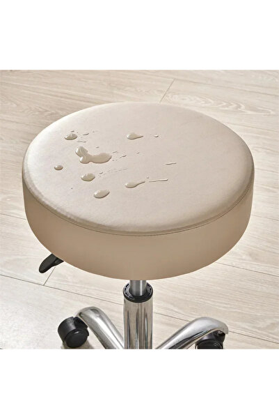 Choice 1 قطعة A8 غطاء كاكي مقاوم للماء غطاء كرسي دائري مرن من جلد البولي يوري...