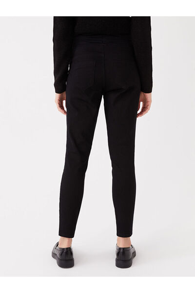 LC Waikiki Black Maternity Pants with Abdominal Panels