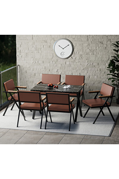 BY ORHAN GÜZEL AKİRA MUTFAK MASASI TAKIMI 6 KİŞİLİK