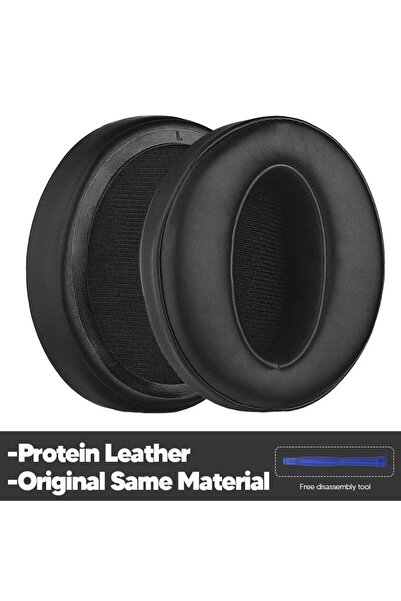 Choice وسادات أذن رغوية سوداء بديلة من الجلد لسماعات الرأس Sennheiser Cushion...