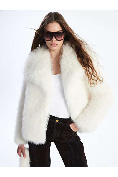 LC Waikiki I Jacket Roba Yaka Women's Faux Fur Coat from Freezen Store
