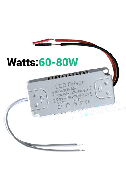 Choice محول LED 60-80 واط DC180-240V 300mA 36-60 واط 60-80 واط AC165-265V لوحة محول إضاءة لـ C