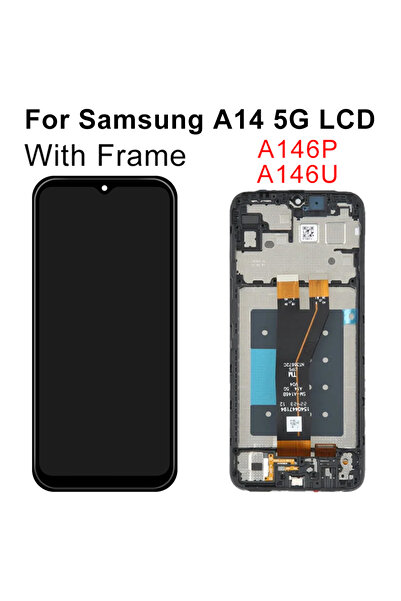 Choice1 A146P 5G مع إطار IPS لشاشة Galaxy A14 A145F LCD A145F مجموعة محول رقمي لشاشة اللمس