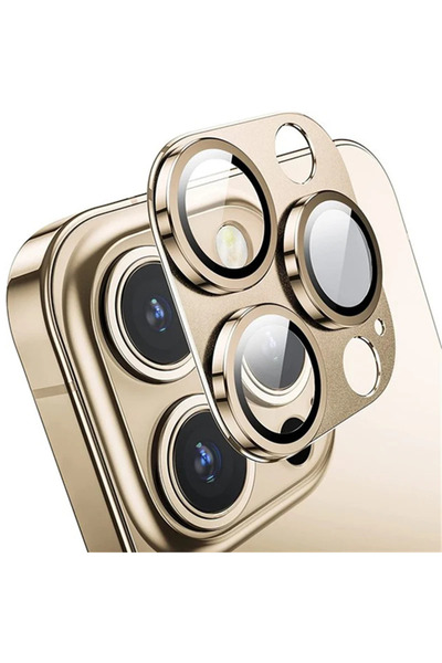 Choice 16 Pro Max-16 Pro Titanium Gold For IPhone 16 Pro Max 16 Plus Metal Camera Lens Protection Glass For