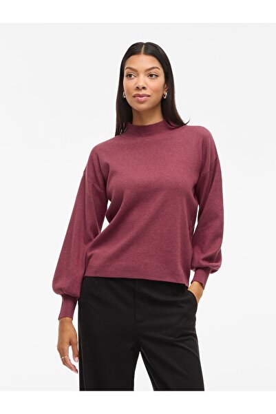 VILA Strickpullover VIKERRY Stehkragen