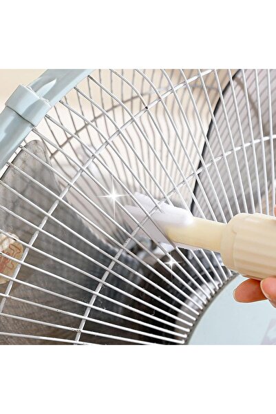 Flippy 2in1 Multifunctional Brush, Flippy, Dust Cleaning, 38 x 11 cm, Brush and Sponge, Cream