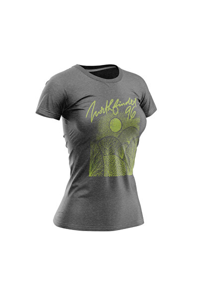 NORTHFINDER Women's active t-shirt with print from recycled fibres JAYLEEN black