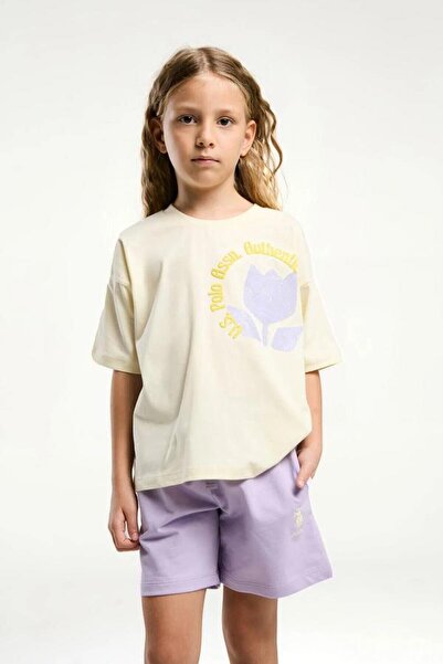 U.S. Polo Assn. Kids SET DE PANTALONI SCURTĂ PENTRU FATĂ U.S POLO US2094-G