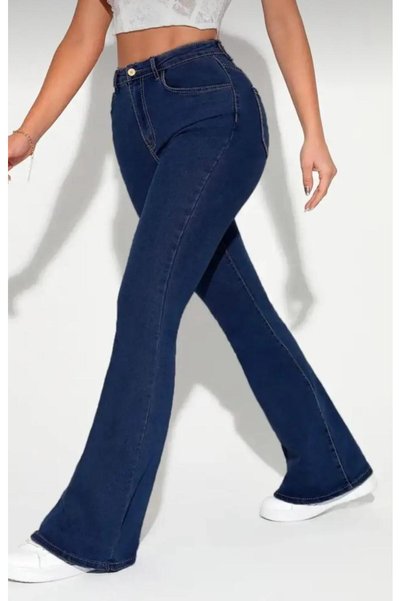 jsshop collection ^^Must-Haves^^New Season Women's High-Waist (Flare) Spanish Flare Jeans