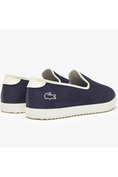 Lacoste Canvas Resort Unisex Navy Sneaker Unisex Casual αθλητικά παπούτσια Navy Blue