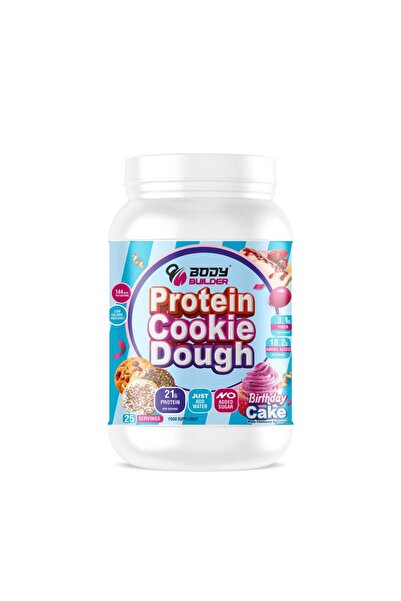 Body Builder Cookie Dough, Birthday Cake, 2.2 LB, Complete Amino Acid Profile
