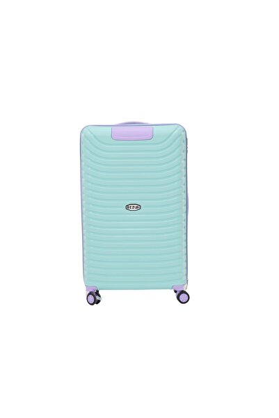 Bezubi Easy Travel Large Suitcase, 84x50x38 cm, Purple-Turquoise