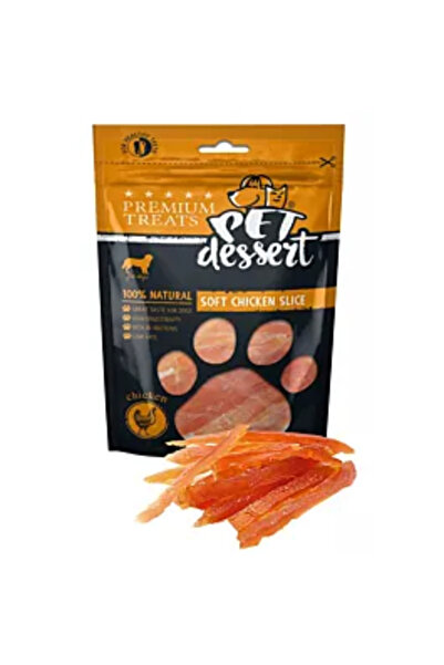 Premium Recompensa pentru câini Pet's Dessert Feliuțe de pui, 80 g