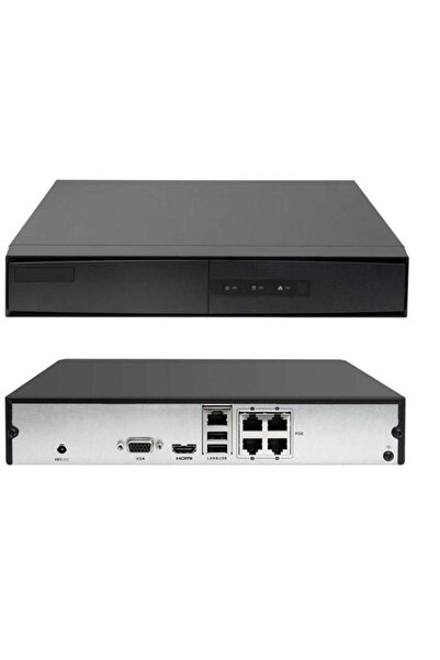 Hikvision Ds-7104nı-q1/4p/m 4 Kanal Nvr Ip Kayıt Cihazı 1 Sata, H.265 , Poe