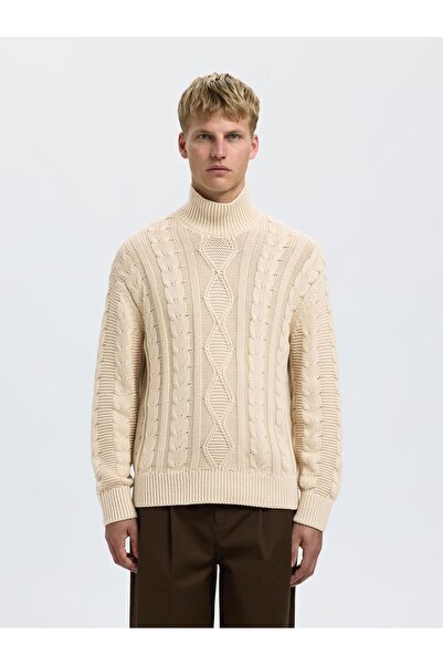 Selected Homme Rollkragenpullover 100% Baumwoll