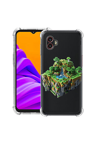 bestcase Husă antișoc pentru Samsung Galaxy Xcover 7 Pro cu design Minecraft ...