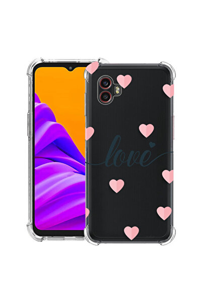 bestcase Carcasă antișoc pentru Samsung Galaxy Xcover 7 Pro cu design Love Flying Hearts, 2052051 AS 85