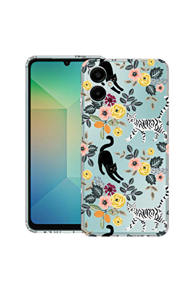 bestcase Husă antișoc pentru Samsung Galaxy A07 4G cu model pisică, 2052053 A...