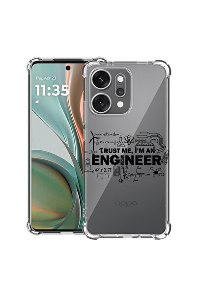 bestcase Удароустойчив гръб за OPPO Reno 14 5G с дизайн Trust Me I'm Engineer...