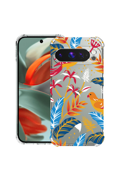 bestcase Carcasă antișoc compatibilă cu Google Pixel 10 / Pixel 10 Pro, Păsăr...