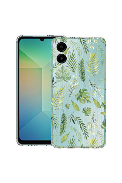 bestcase Husă antișoc pentru Samsung Galaxy A07 4G cu design frunze verzi, 20...