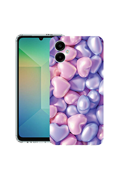 bestcase Husă antișoc pentru Samsung Galaxy A07 4G cu design cu inimi colorat...