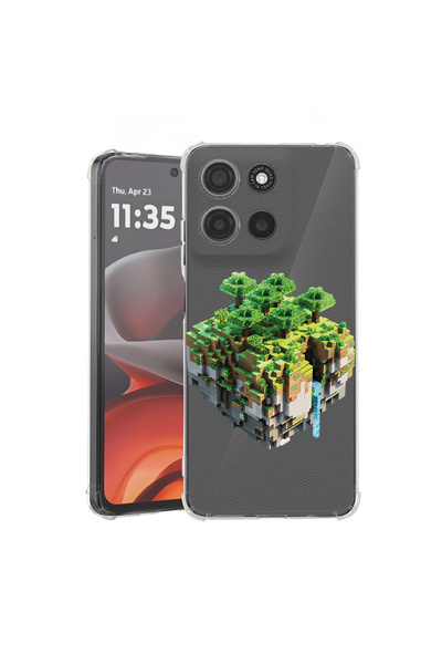 bestcase Carcasă antișoc pentru Motorola Edge 60 Pro cu design Minecraft, 2052054 AS 1679