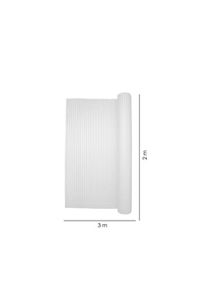 JollyMag Balkon, terasa, zahrada, PVC, bambusový styl, 1300 g/m², UV, 3x2 m