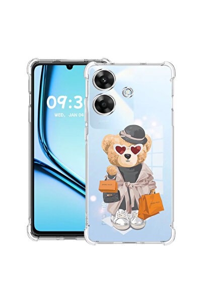 bestcase Husă antișoc pentru Realme Note 60 / Note 60X cu design Teddy Bear S...