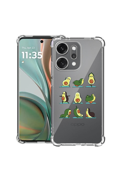 bestcase Carcasă antișoc pentru OPPO Reno 14 5G cu design Avocado Yoga, 20520...
