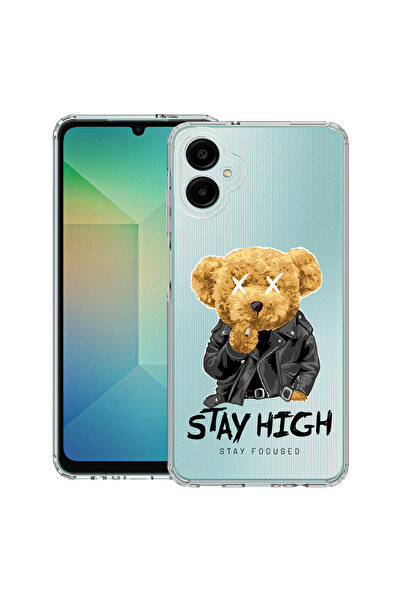 bestcase Husă antișoc pentru Samsung Galaxy A07 4G cu design Stay High Teddy ...