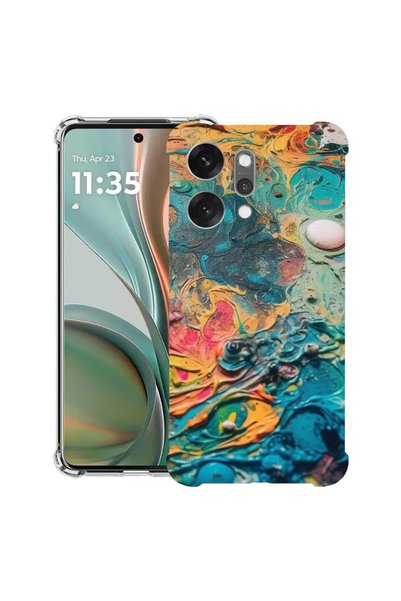 bestcase Удароустойчив гръб за OPPO Reno 14 5G с дизайн в ярки цветове, 20520...