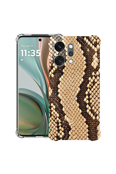 bestcase Carcasă antișoc pentru OPPO Reno 14 5G cu model skin de șarpe, 20520...