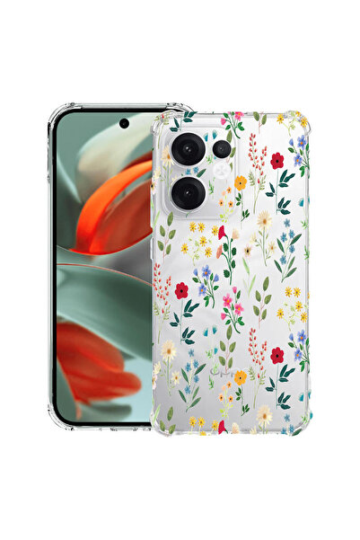 bestcase Carcasă antișoc Husa compatibilă cu Oppo Reno15 Pro, Flori de primăvară