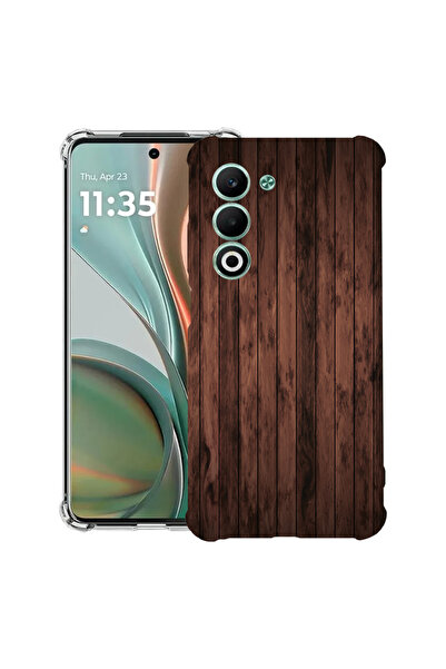 bestcase Carcasă antișoc pentru Xiaomi Redmi 15 (171 mm), lemn de nuc, 2078498 AS 888