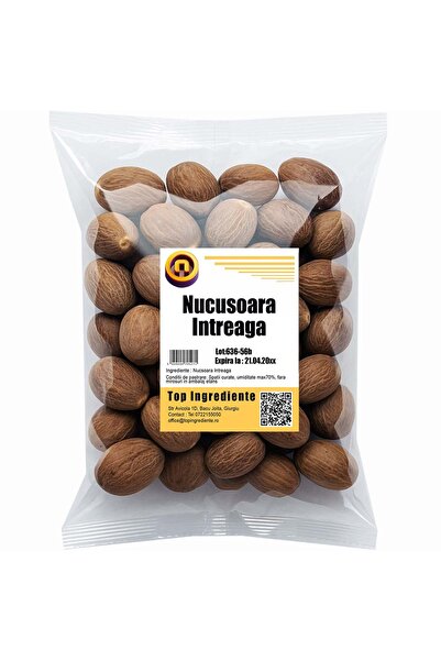 Top Ingrediente Nucșoara întreagă – Aroma exotică ce transformă orice preparat - Punga 1kg