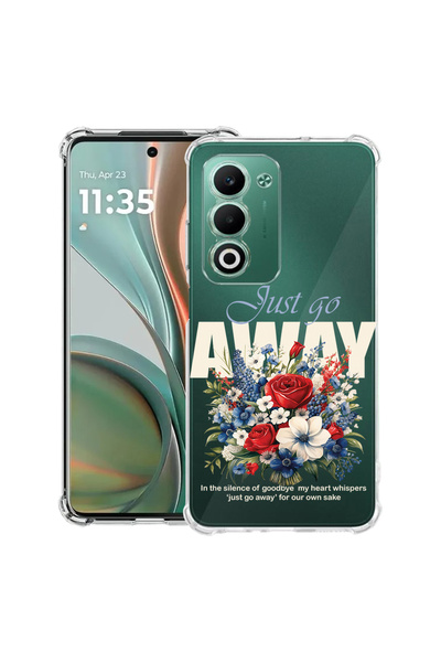 bestcase Anti Shock Back Case For OPPO A5 5G with Design Just Go Away, 205205...