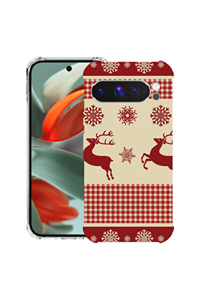 bestcase Husă antișoc pentru Google Pixel 10 Pro XL cu model de Crăciun, 2052...