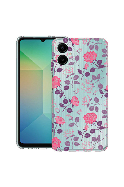 bestcase Husă antișoc pentru Samsung Galaxy A07 4G cu design Rose, 2052053 AS...