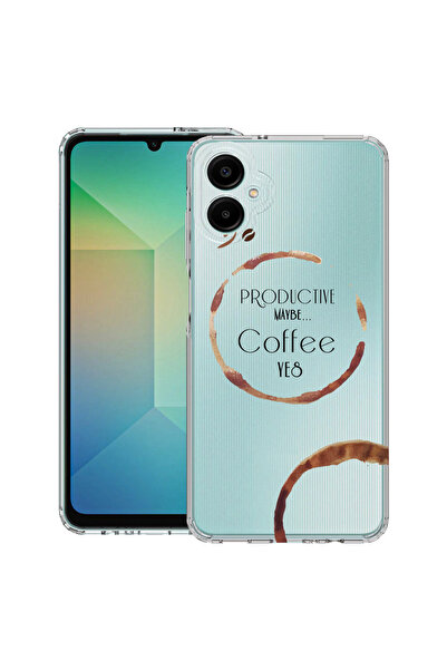 bestcase Husă antișoc pentru Samsung Galaxy A07 4G cu design Coffee, 2052053 ...