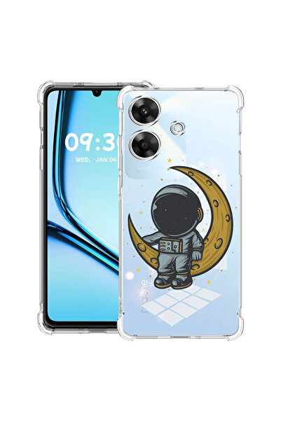 bestcase Husă antișoc pentru Realme Note 60 / Note 60X cu design Astronaut pe...