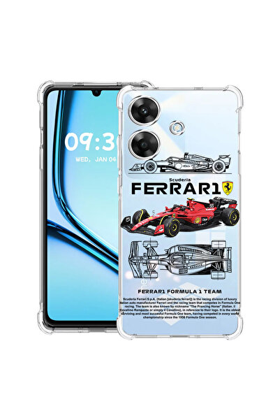 bestcase Carcasă antișoc pentru Realme Note 60 / Note 60X cu design Ferrari S...