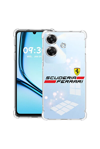 bestcase Удароустойчив калъф за Realme Note 60 / Note 60X с дизайн Ferrari Sc...