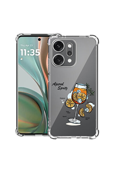 bestcase Husă antișoc pentru OPPO Reno 14 5G cu design Aperol Spritz, 2052057...