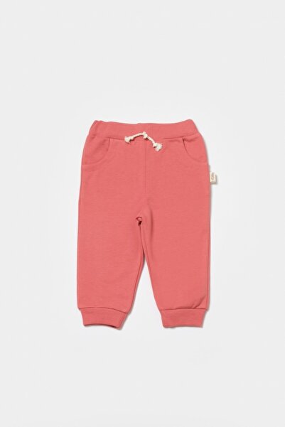 JollyMag Pantaloni lungi, dvě vlákna, 100% bumbac - růže, BabyCosy (Marime: 3-6 Luni)